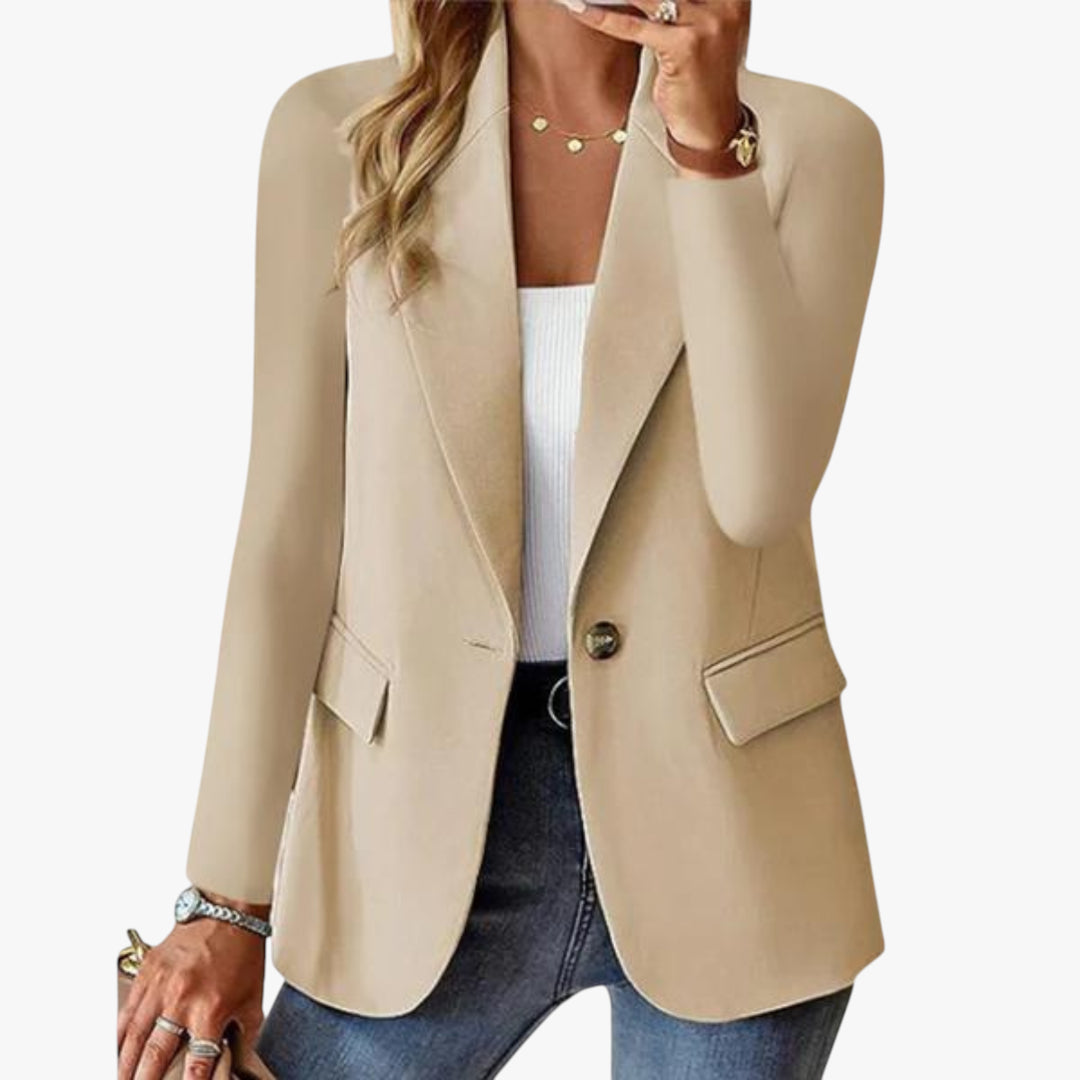 Women's Work Blazer with Longline Fit and Lightweight Feel