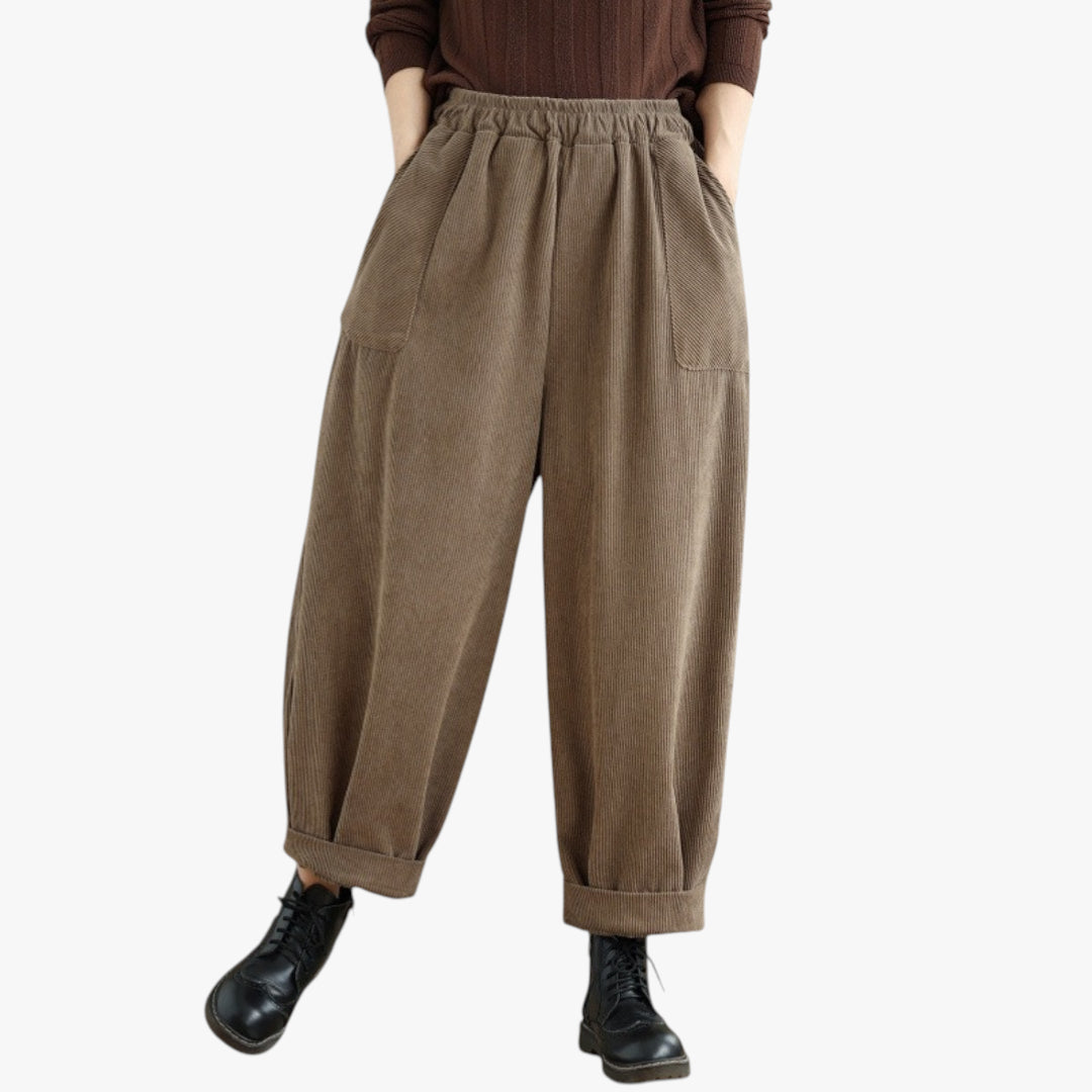 Women's Baggy Trousers High Waisted Wide Leg