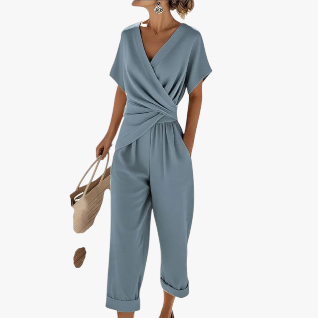 Women's Lightweight Co-ord Set with Breathable Fabric and Relaxed Fit Trousers