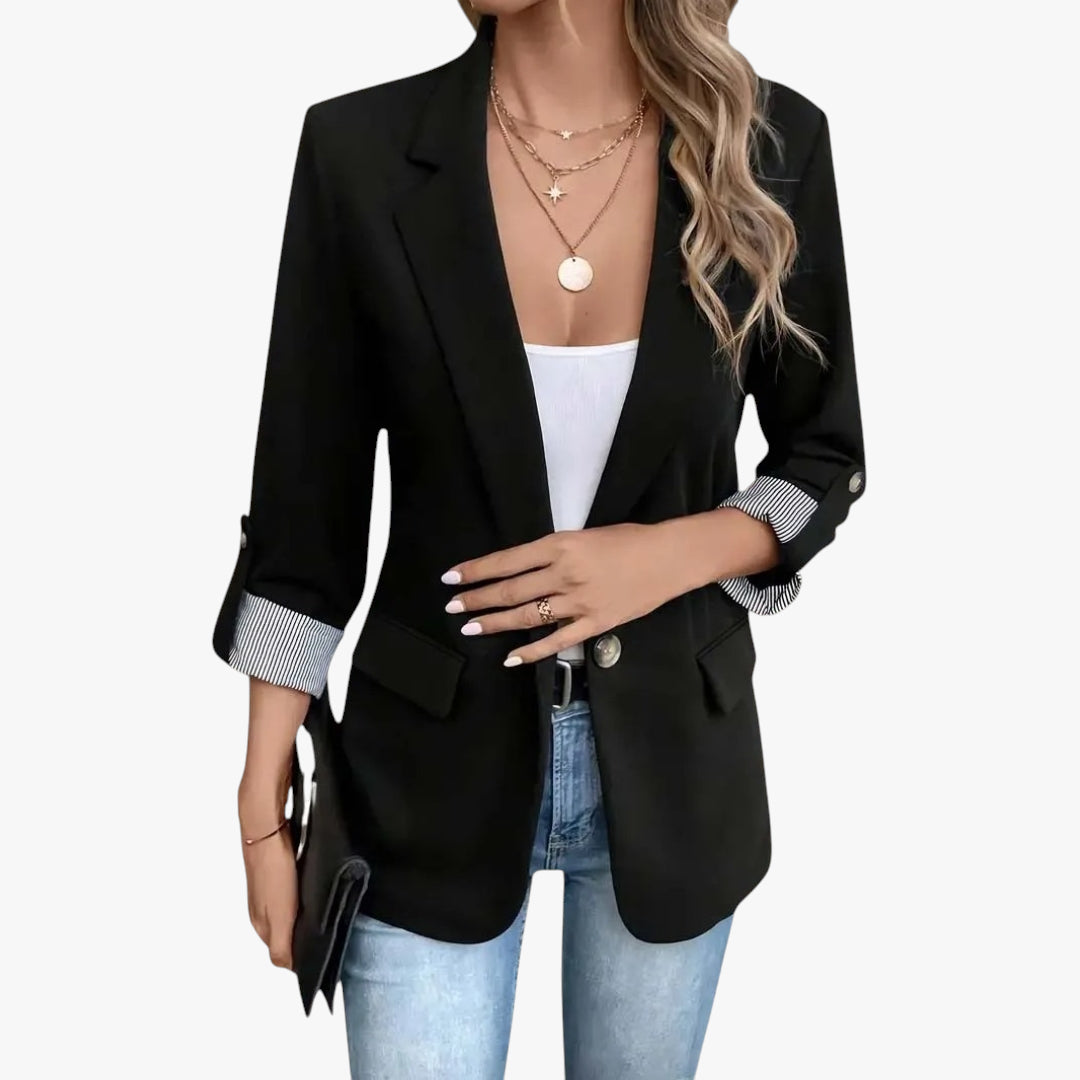 Women's Work Blazer with Packable Design