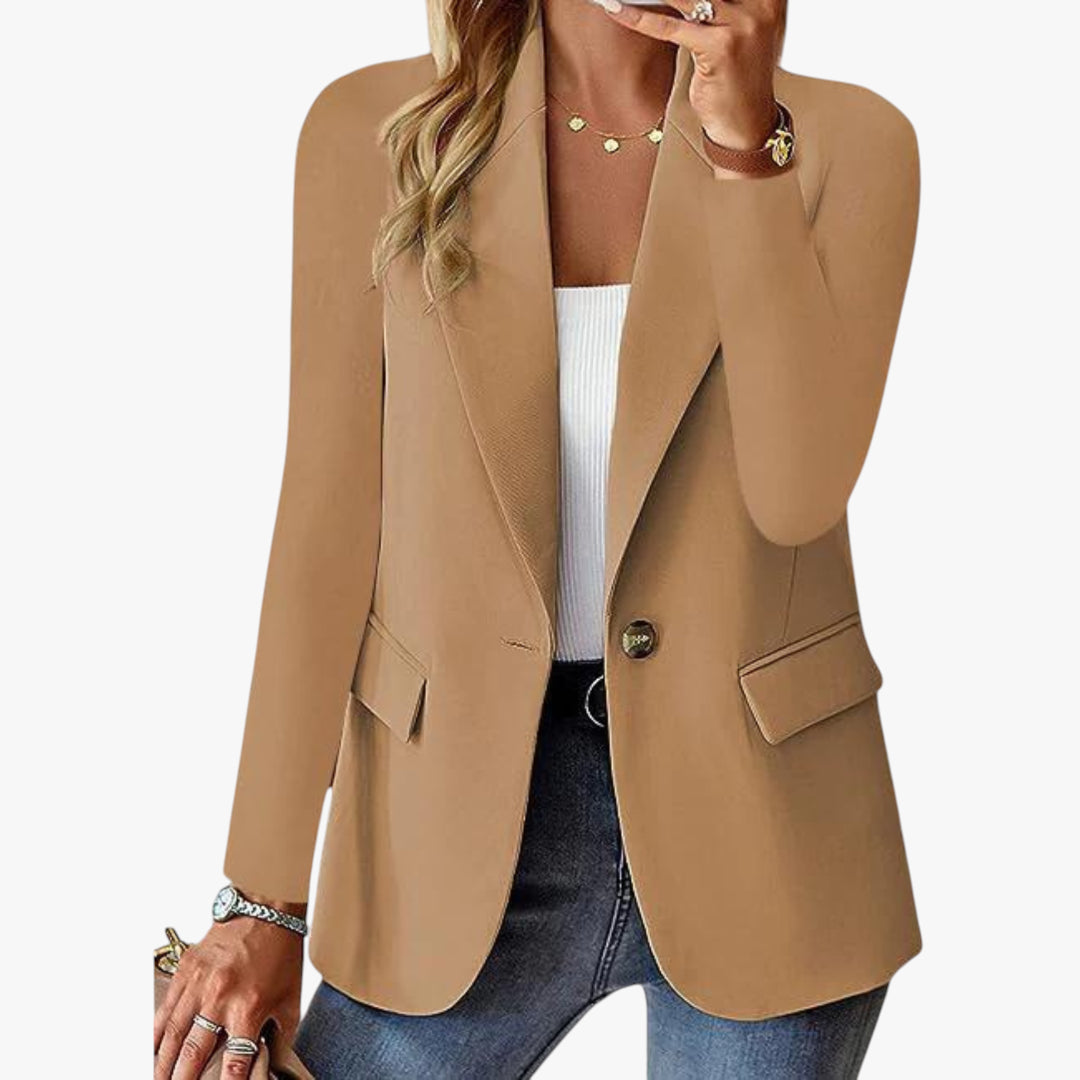 Women's Work Blazer with Longline Fit and Lightweight Feel