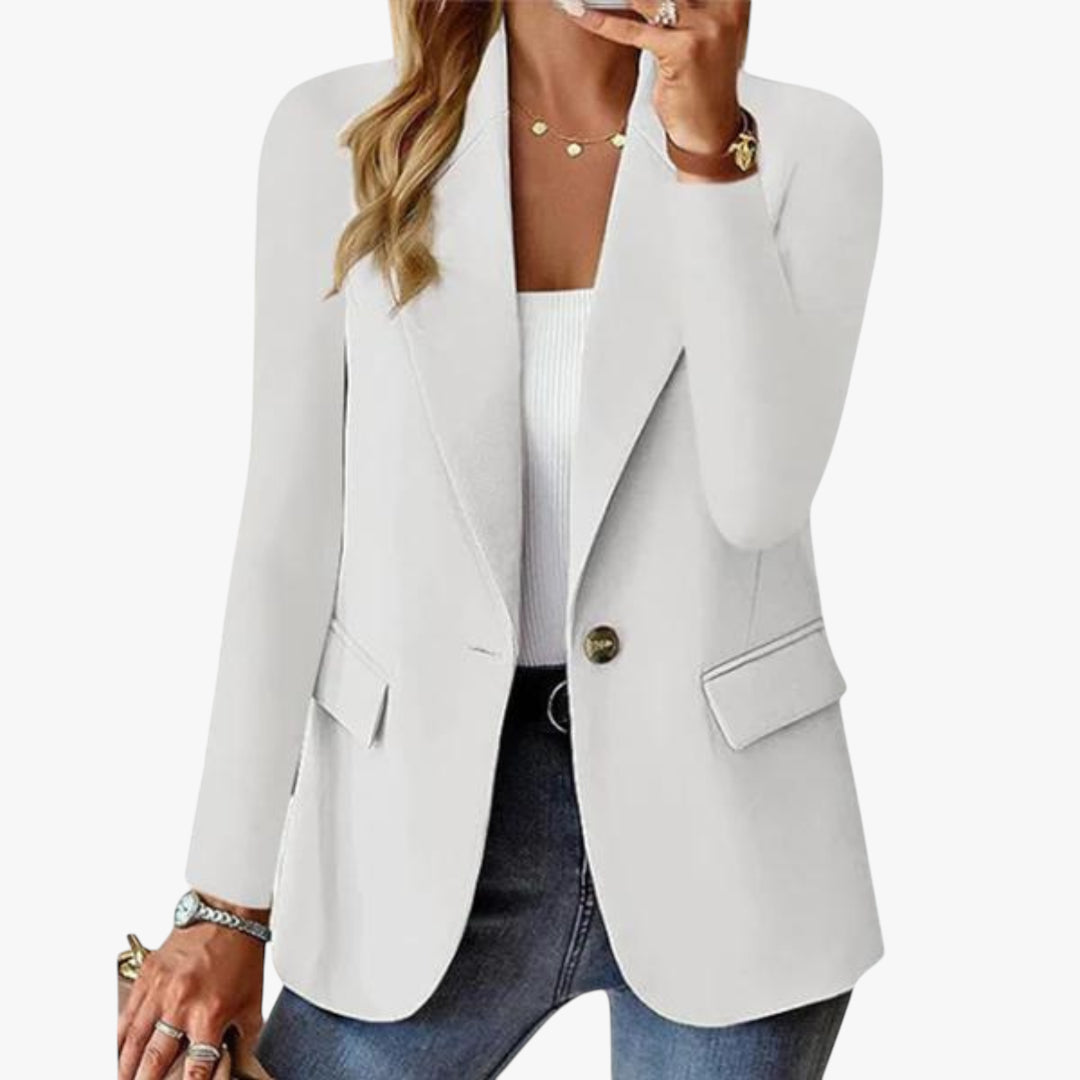 Women's Work Blazer with Longline Fit and Lightweight Feel