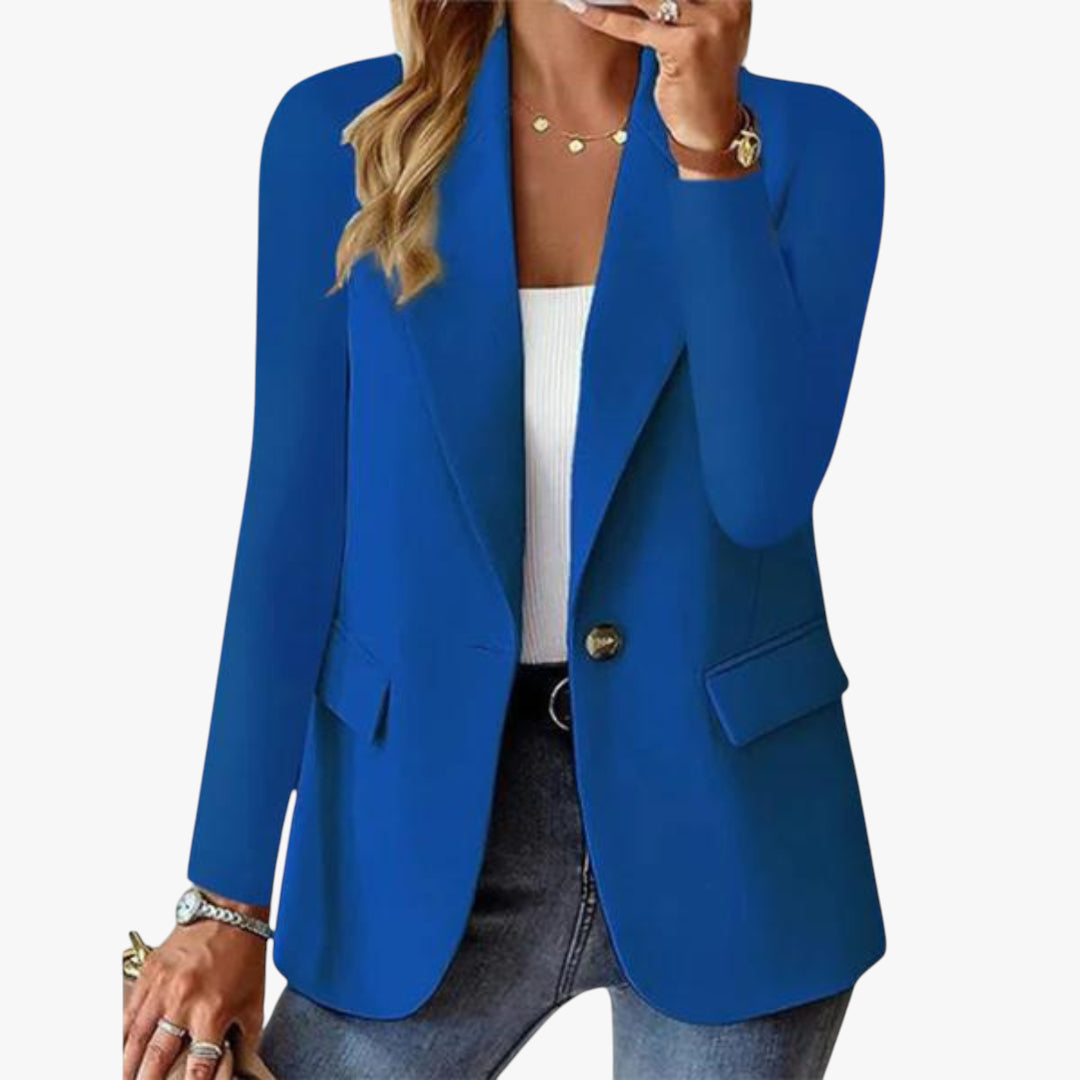 Women's Work Blazer with Longline Fit and Lightweight Feel
