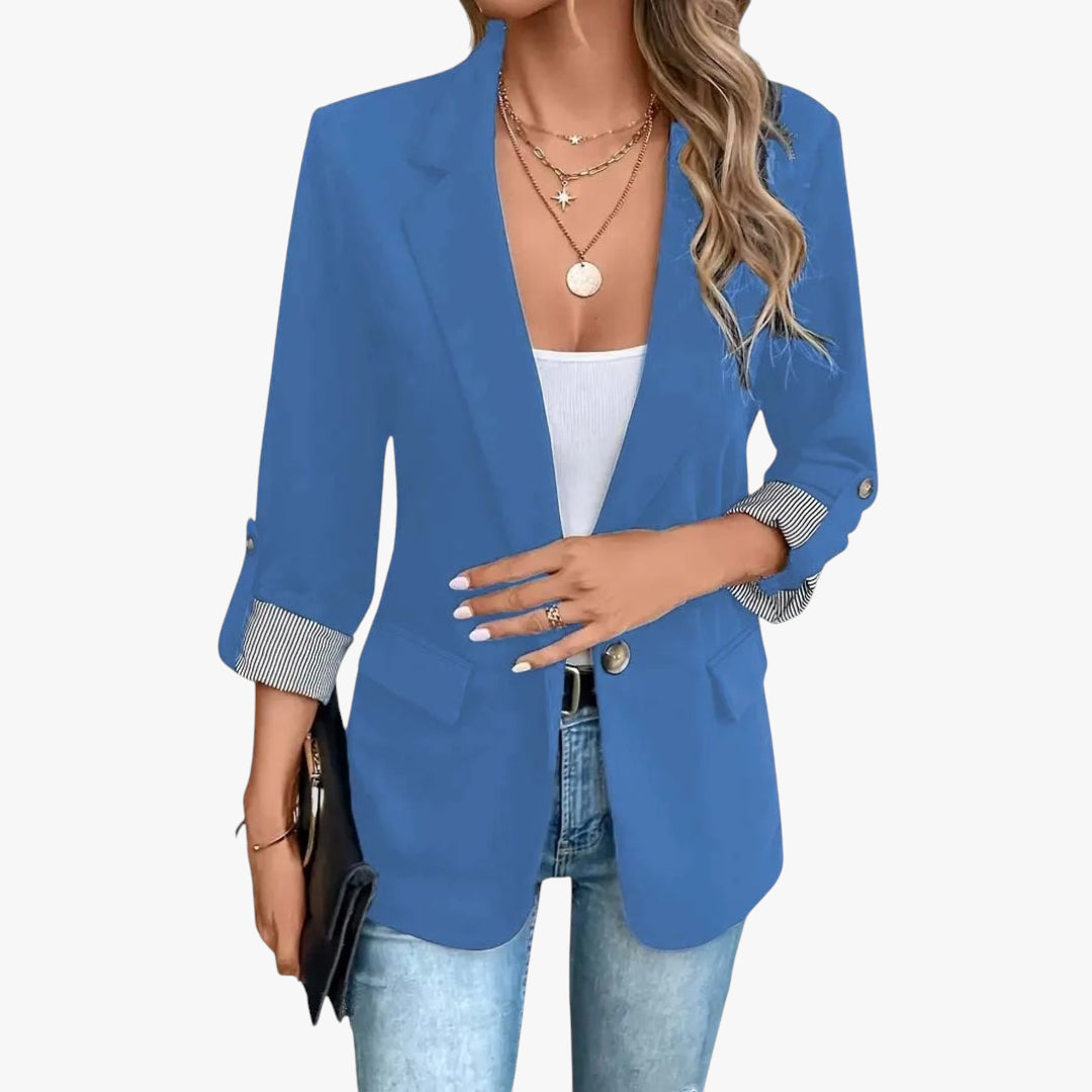 Women's Work Blazer with Packable Design